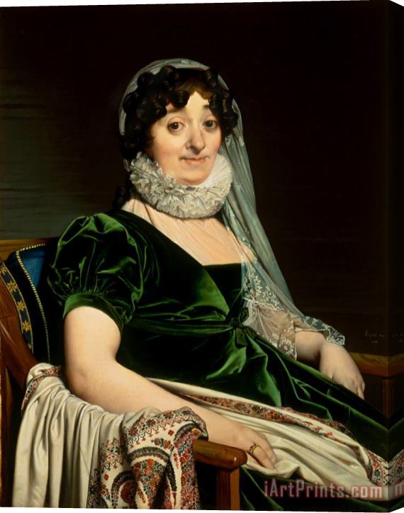 Jean Auguste Dominique Ingres Portrait of The Countess of Tournon Stretched Canvas Print / Canvas Art