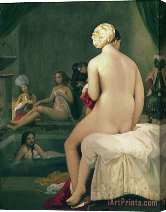 Jean Auguste Dominique Ingres The Little Bather in the Harem Stretched Canvas Print / Canvas Art