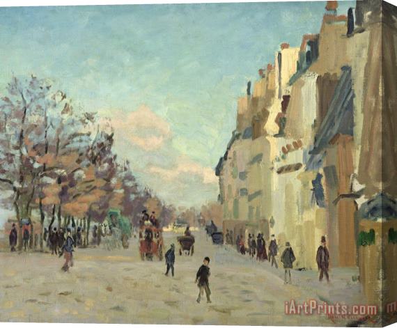 Jean Baptiste Armand Guillaumin Paris Quai de Bercy Snow Effect Stretched Canvas Painting / Canvas Art