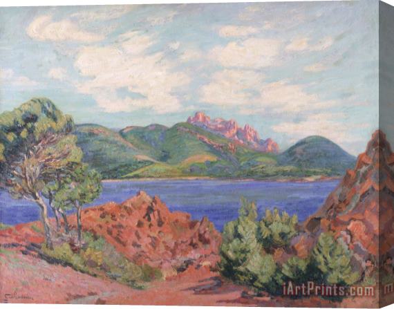 Jean Baptiste Armand Guillaumin The Bay of Agay Stretched Canvas Print / Canvas Art