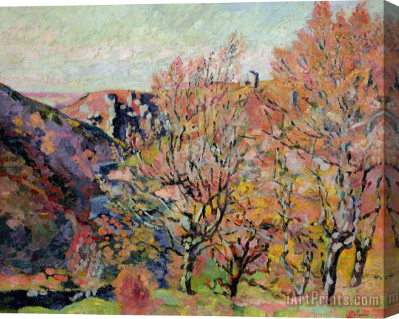 Jean Baptiste Armand Guillaumin The Valley of the Sedelle in Crozant Stretched Canvas Print / Canvas Art