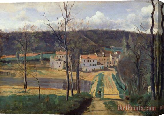 Jean Baptiste Camille Corot Ville dAvray Stretched Canvas Painting / Canvas Art