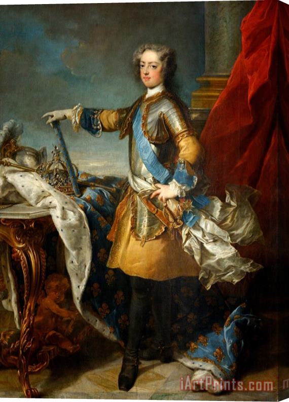 Jean-Baptiste Van Loo Louis Xv, Roi De France Et De Navarre (1710 1774) Stretched Canvas Painting / Canvas Art