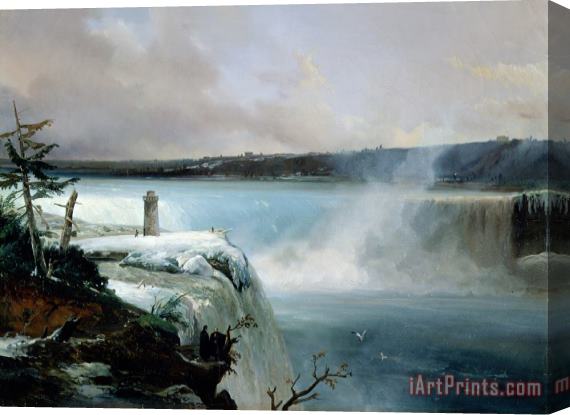 Jean Charles Joseph Remond Niagara Falls Stretched Canvas Print / Canvas Art
