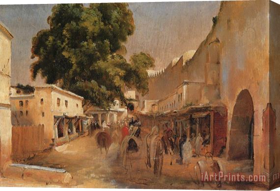 Jean Charles Langlois Algeria Stretched Canvas Print / Canvas Art