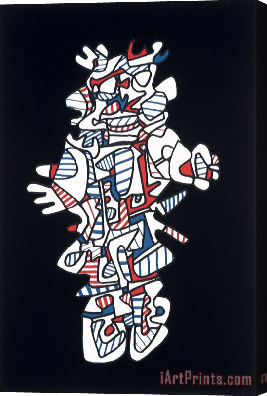 Jean Dubuffet Epiphanor, From Presences Fugace (fleeting Presences), 1973 Stretched Canvas Print / Canvas Art