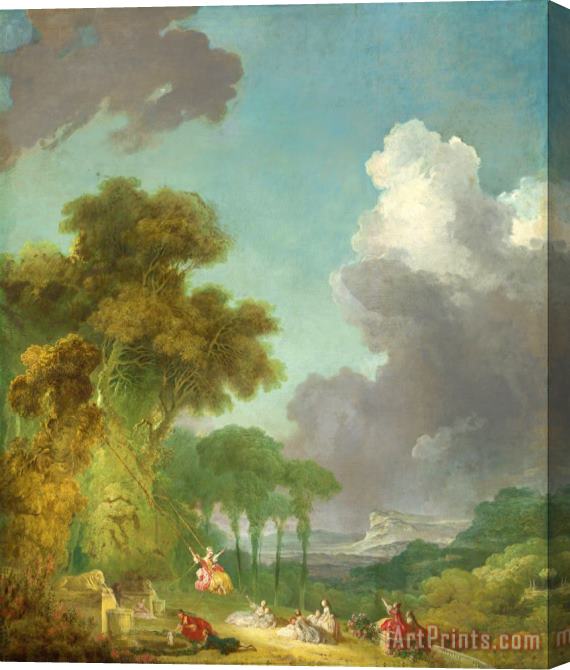 Jean Honore Fragonard The Swing Stretched Canvas Print / Canvas Art