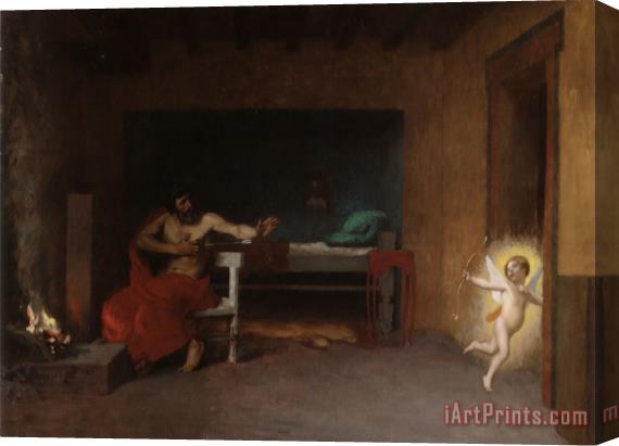 Jean Leon Gerome Anacreon 3 (cupid Takes Flight) Stretched Canvas Painting / Canvas Art