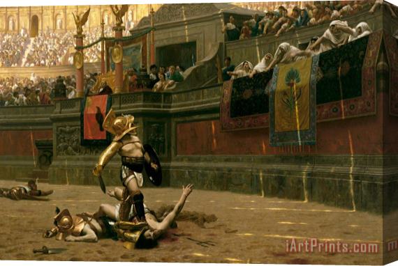 Jean Leon Gerome Pollice Verso Stretched Canvas Painting / Canvas Art