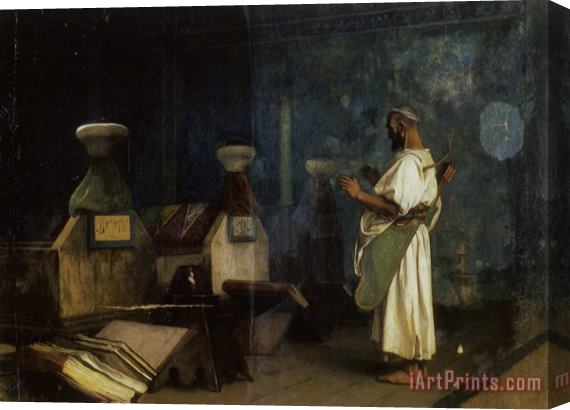 Jean Leon Gerome Prayer at The Sultans Toumb Stretched Canvas Print / Canvas Art