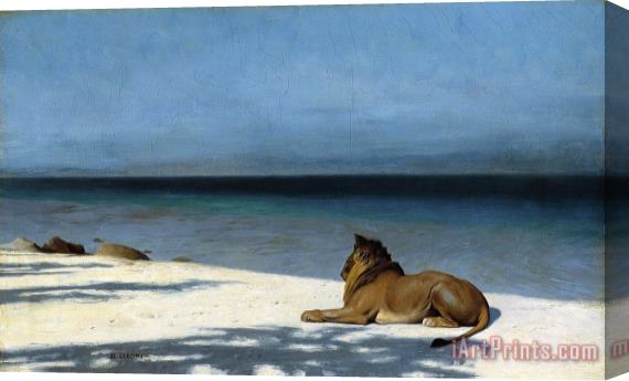 Jean Leon Gerome Solitude Stretched Canvas Painting / Canvas Art