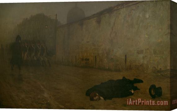 Jean Leon Gerome The Execution of Marshal Ney Stretched Canvas Print / Canvas Art