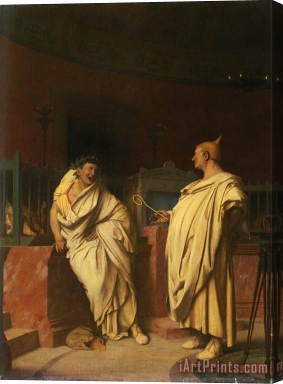 Jean Leon Gerome The Two Augers Stretched Canvas Painting / Canvas Art