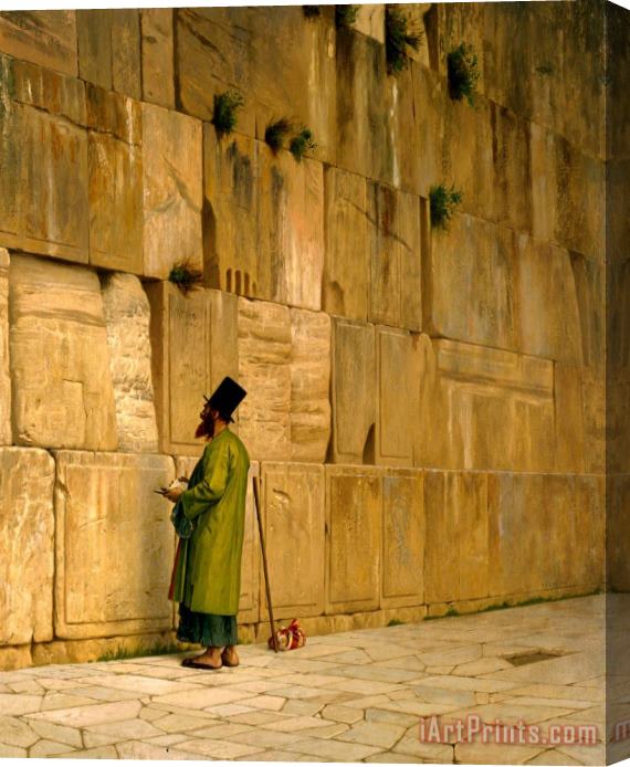 Jean Leon Gerome The Wailing Wall Stretched Canvas Print / Canvas Art