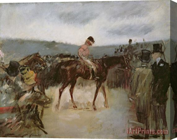 Jean Louis Forain At The Races Stretched Canvas Painting / Canvas Art