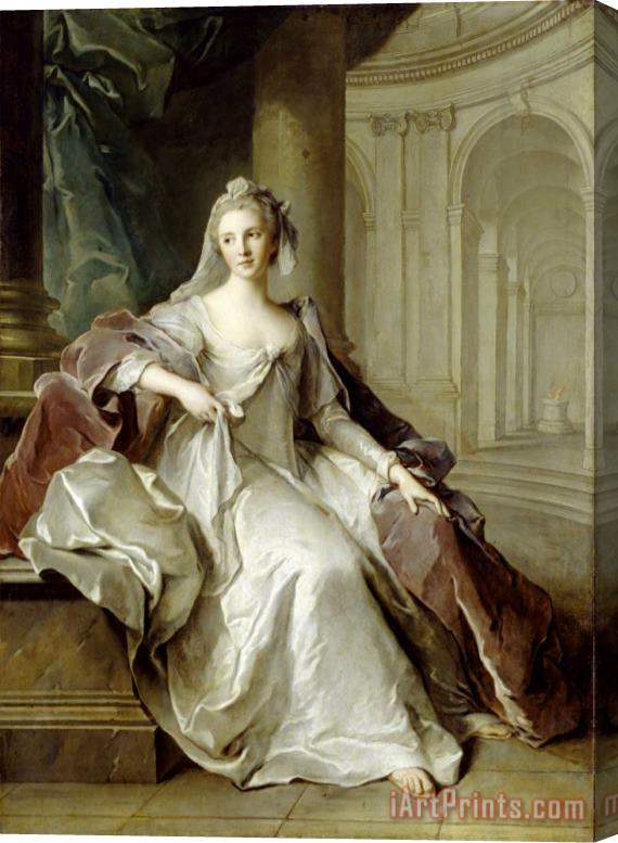 Jean Marc Nattier Madame Henriette De France As a Vestal Virgin Stretched Canvas Print / Canvas Art