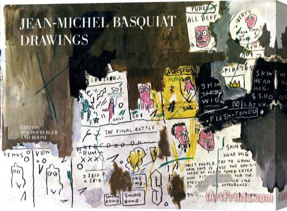 Jean-michel Basquiat Basquiat Drawing, 1985 Stretched Canvas Print / Canvas Art