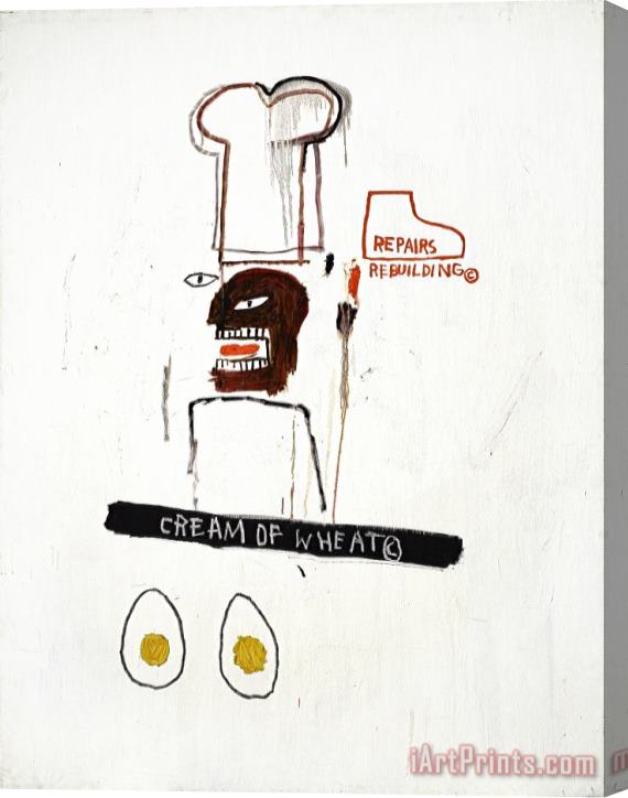 Jean-michel Basquiat Farina, 1984 Stretched Canvas Painting / Canvas Art