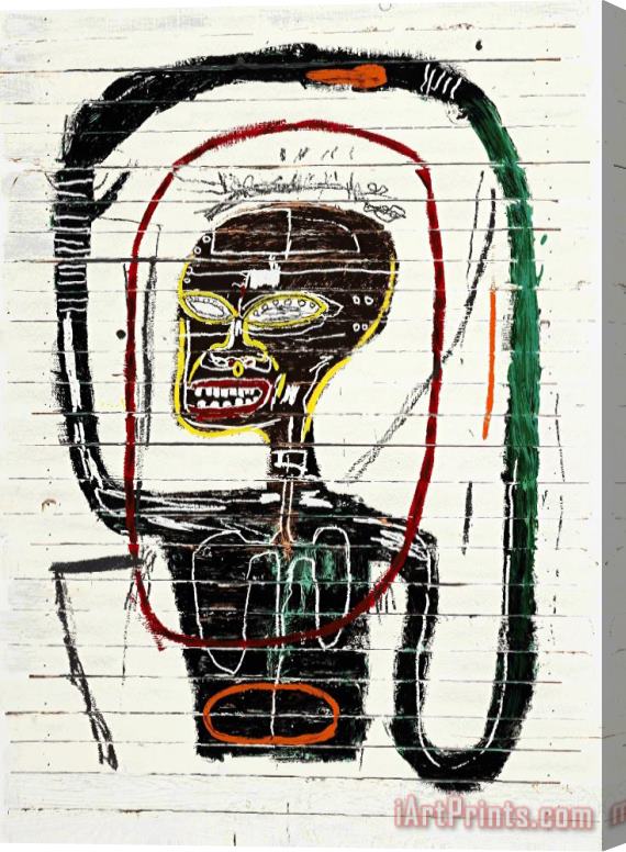 Jean-michel Basquiat Flexible, 1984 Stretched Canvas Painting / Canvas Art