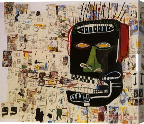 Jean-michel Basquiat Glenn Stretched Canvas Painting / Canvas Art