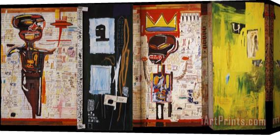 Jean-michel Basquiat Grillo Stretched Canvas Print / Canvas Art