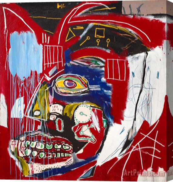 Jean-michel Basquiat In This Case, 1983 Stretched Canvas Print / Canvas Art