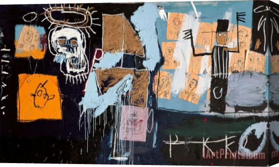 Jean-michel Basquiat The Slave Auction Stretched Canvas Painting / Canvas Art