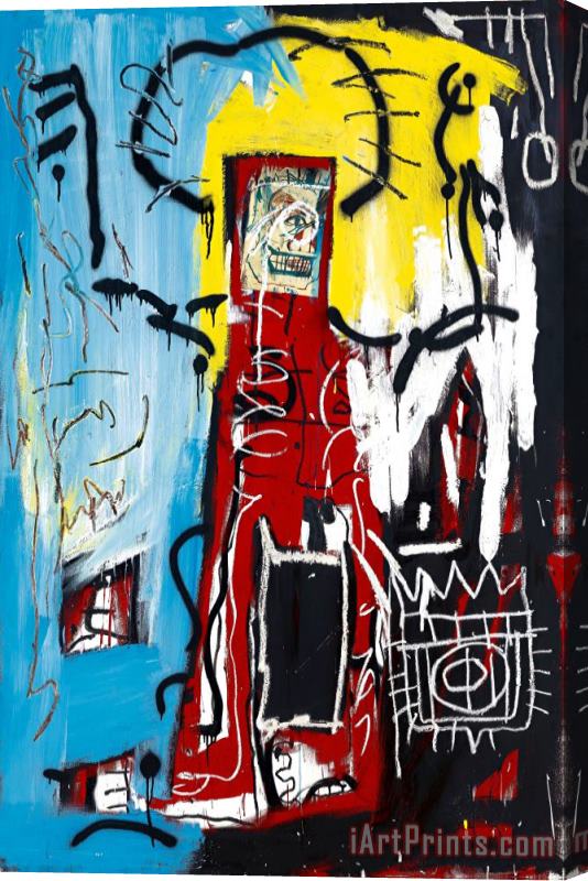 Jean-michel Basquiat Untitled (one Eyed Man Or Xerox Face), 1982 Stretched Canvas Print / Canvas Art