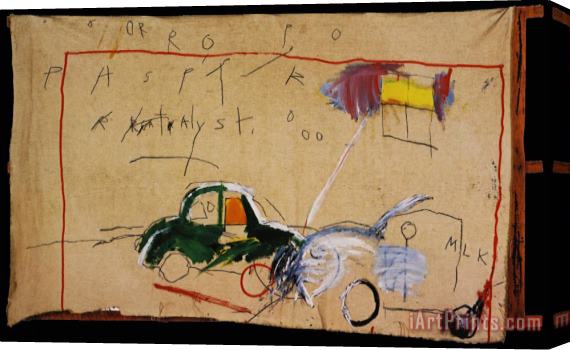 Jean-michel Basquiat Untitled 2 Stretched Canvas Print / Canvas Art