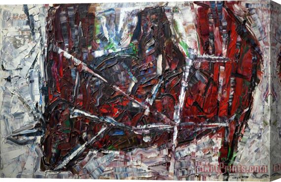 Jean-paul Riopelle Cathedrale, 1966 Stretched Canvas Print / Canvas Art