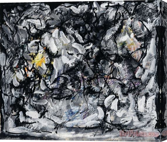 Jean-paul Riopelle Untitled, 1962 Stretched Canvas Print / Canvas Art