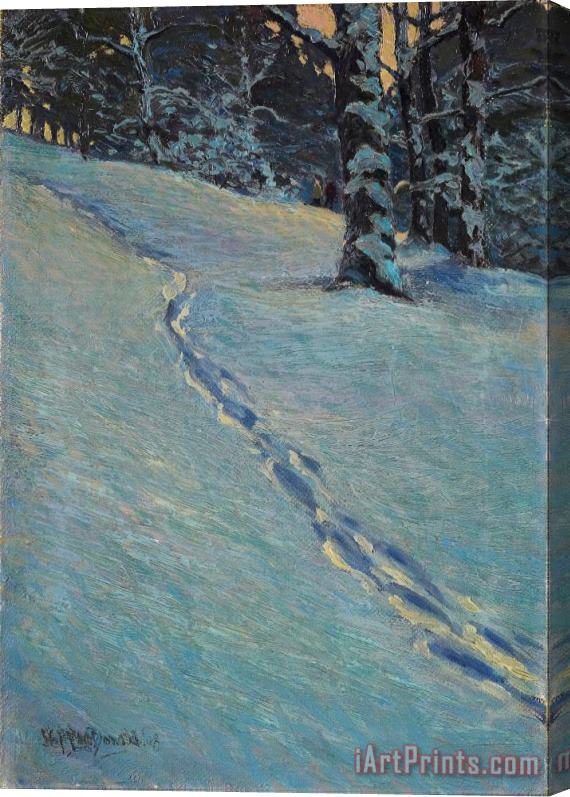 J.E.H. MacDonald Morning After Snow, High Park Stretched Canvas Print / Canvas Art