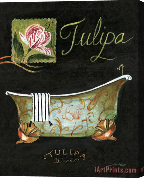 Jennifer Garant Tulipa Bath Stretched Canvas Print / Canvas Art
