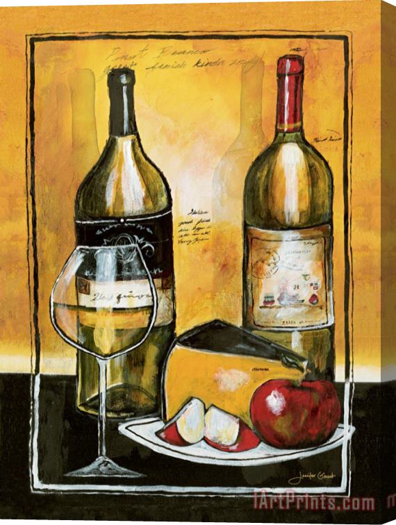 Jennifer Garant Wine Notes I Stretched Canvas Painting / Canvas Art