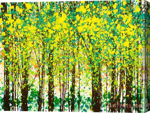 Jerome Lawrence Trees at Twilight III Stretched Canvas Painting / Canvas Art