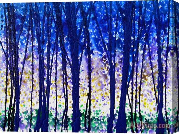 Jerome Lawrence Trees at Twilight V Stretched Canvas Painting / Canvas Art