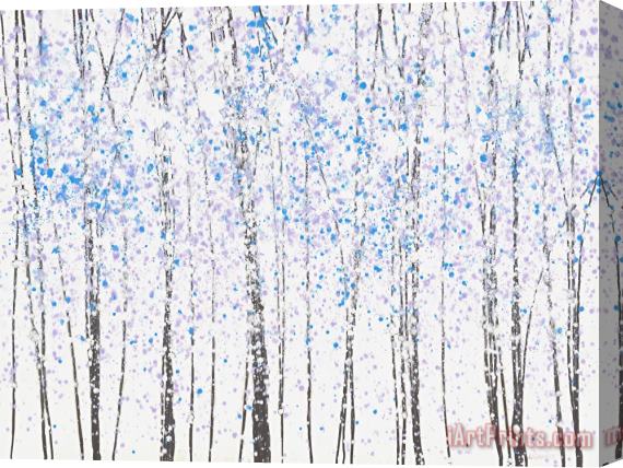 Jerome Lawrence Trees at Twilight X Stretched Canvas Painting / Canvas Art