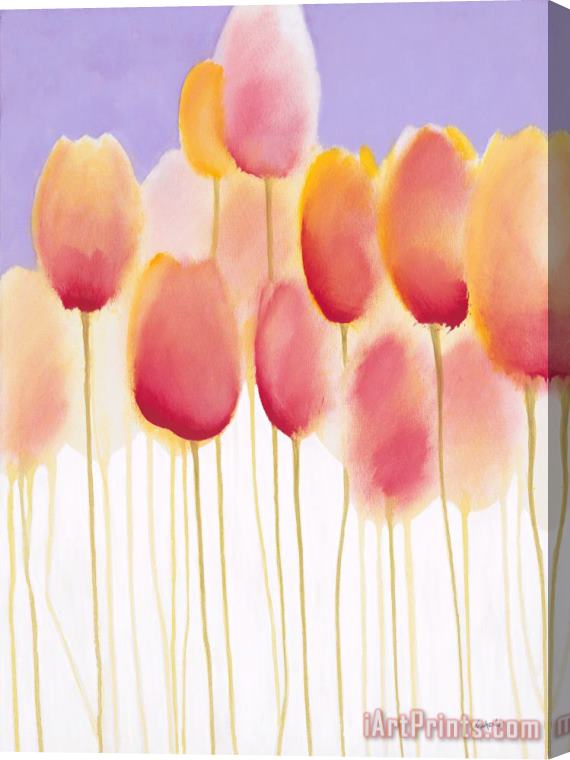 Jerome Lawrence Tulips are People IX Stretched Canvas Print / Canvas Art