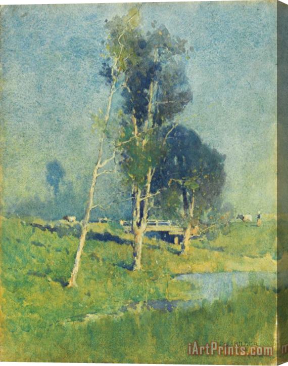 J.J. Hilder Landscape Near Carlingford Stretched Canvas Painting / Canvas Art