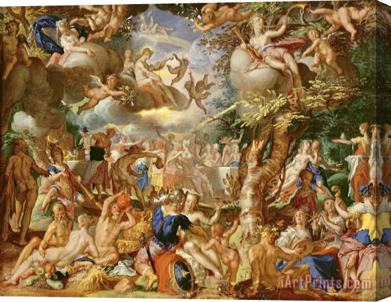 Joachim Anthonisz Wtewael The Wedding of Cupid And Psyche Stretched Canvas Painting / Canvas Art