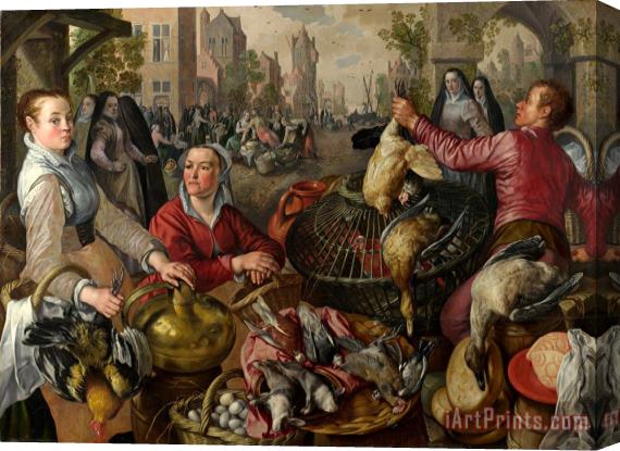 Joachim Beuckelaer The Four Elements Air Stretched Canvas Print / Canvas Art