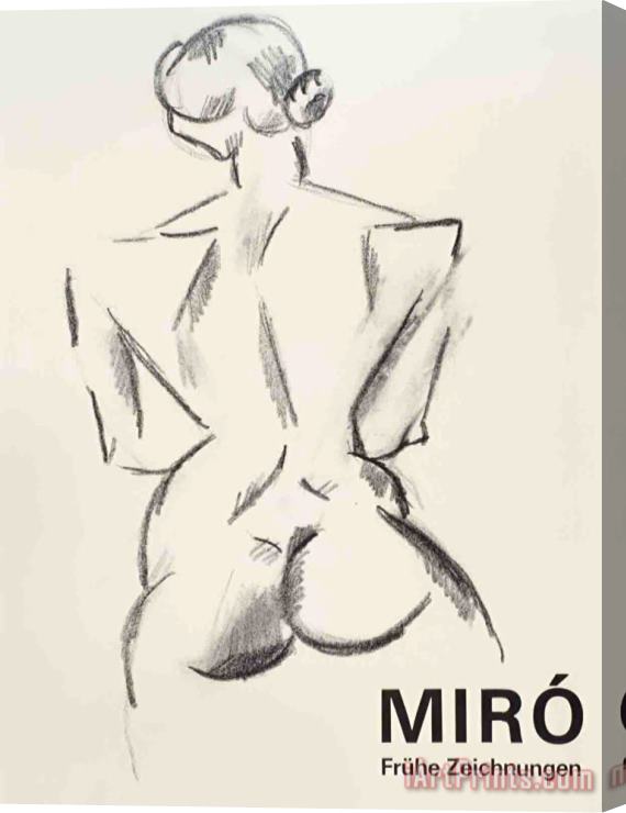 Joan Miro Early Drawings Stretched Canvas Print / Canvas Art
