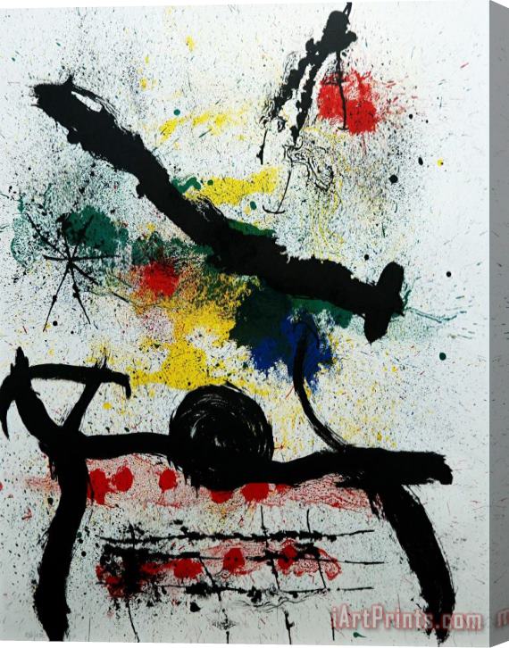 Joan Miro Grafikmappe Hochschule St.gallen, 1967 Stretched Canvas Painting / Canvas Art
