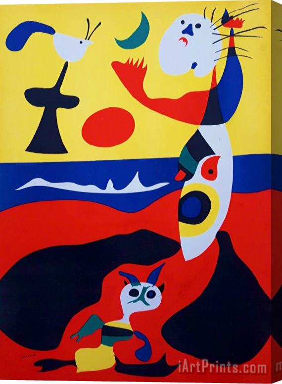 Joan Miro L'ete, 1938 Stretched Canvas Print / Canvas Art