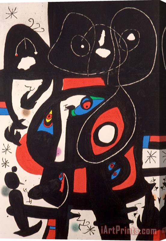 Joan Miro La Metamorphose, 1978 Stretched Canvas Print / Canvas Art