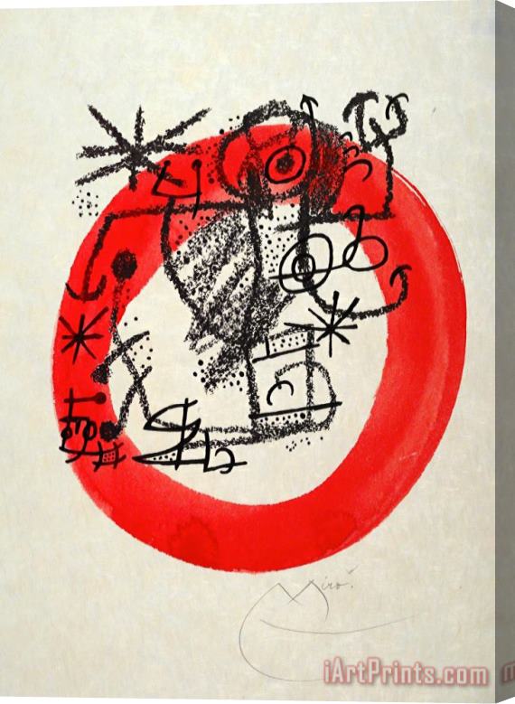 Joan Miro Les Essencies De La Terra, 1968 Stretched Canvas Print / Canvas Art