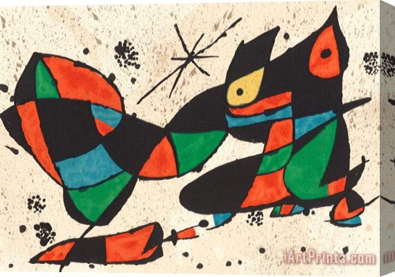 Joan Miro Obra Grafica, 1978 Stretched Canvas Print / Canvas Art