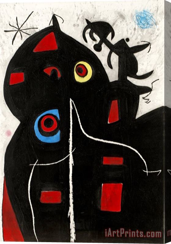 Joan Miro Pantagruel, 1978 Stretched Canvas Painting / Canvas Art