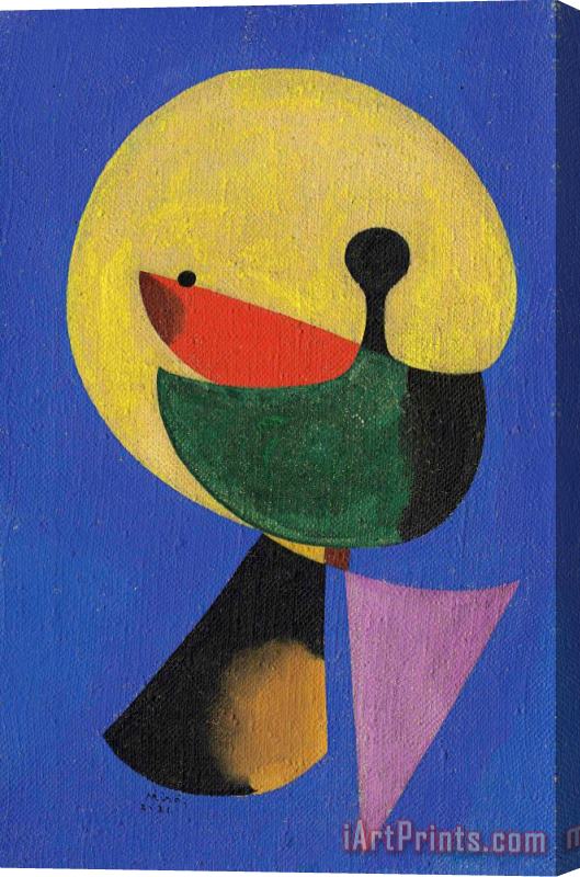 Joan Miro Tete D'homme, 1931 Stretched Canvas Print / Canvas Art