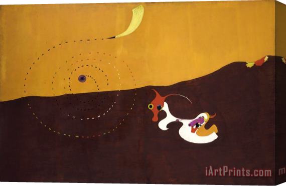 Joan Miro The Hare Paysage Le Lievre Autumn 1927 Stretched Canvas Painting / Canvas Art